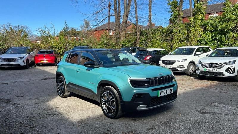 Used Jeep Avenger EV Summit 113 kW (154 HP) 2025 Blue SUV