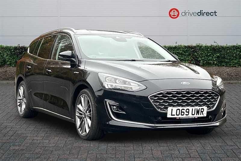 Black Used 2020 Ford Focus Vignale Estate | £13,045 (Fair price) - Image 1/4