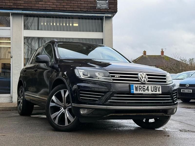 Black Used 2014 VW Touareg R-line SUV | £11,995 (Fair price) - Image 1/4