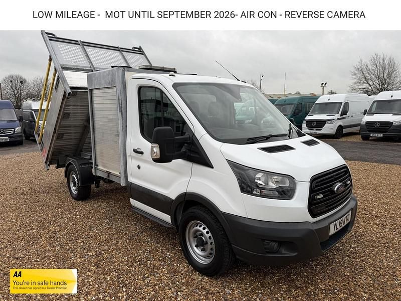 Used Ford Transit 130 HP (95 kW) 2019 White Cabriolet