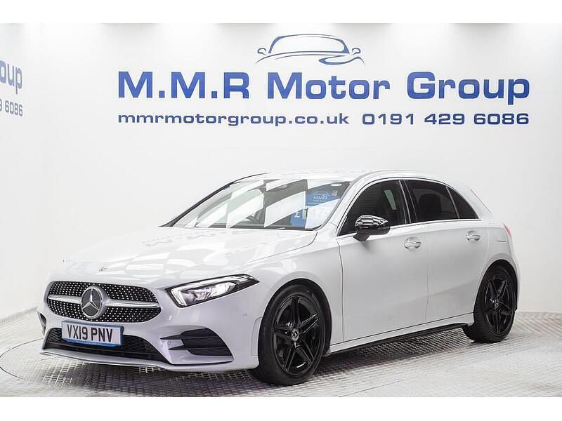Used Mercedes A200 AMG Line Premium 150 HP (110 kW) 2019 White Hatchback