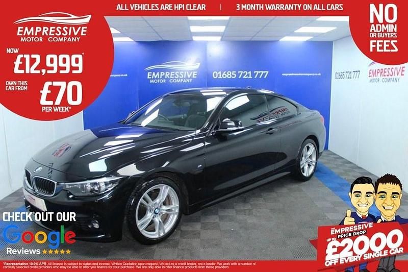 Black Used 2018 BMW 420 M Sport Coupe | £12,999 (Fair price) - Image 1/4