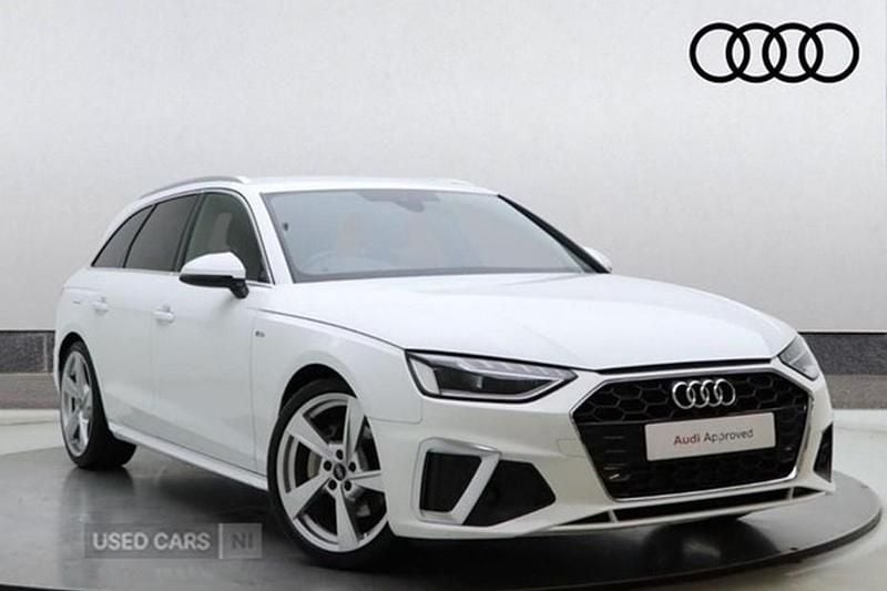 Used Audi A4 S-Line 2024 White Estate