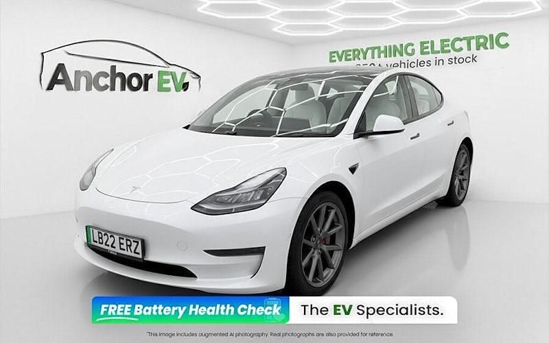 Used Tesla Model 3 Long Range AWD 258 kW (351 HP) 2022 White Sedan