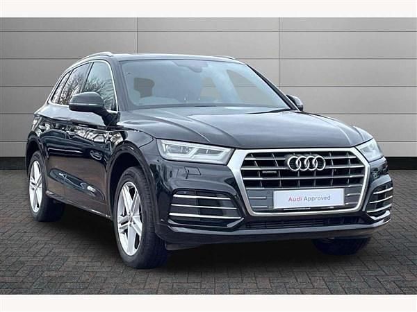 Black Used 2017 Audi Q5 S-Line SUV | £21,995 (Fair price) - Image 1/4