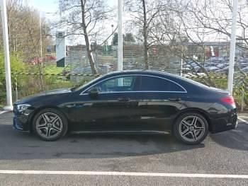 Used Mercedes CLA200 AMG line 163 HP (119 kW) 2019 Black Sedan