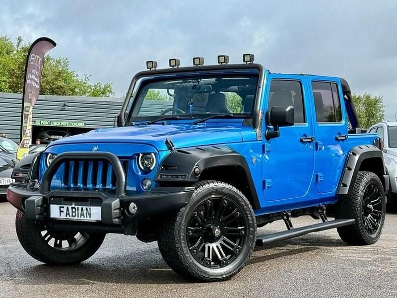 Blue Used 2015 Jeep Wrangler Sahara SUV | £32,999 - Image 1/4