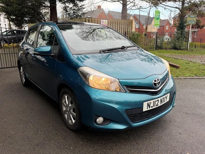 Used Toyota Yaris 101 HP (74 kW) 2012 Turquoise Hatchback