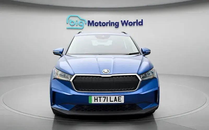 Used Skoda Enyaq iV ecoSuite 150 kW (204 HP) 2021 Blue SUV
