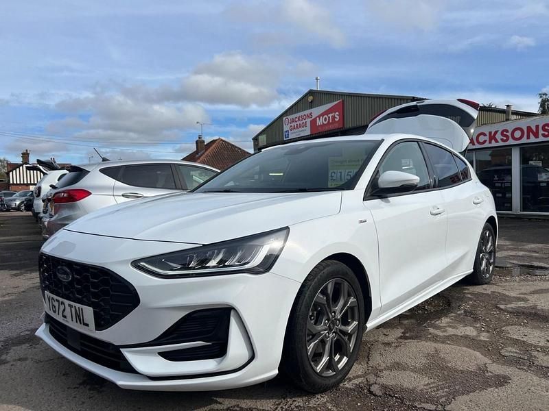 White Used 2022 Ford Focus ST-Line Hatchback | £13,995 (Fair price) - Image 1/3