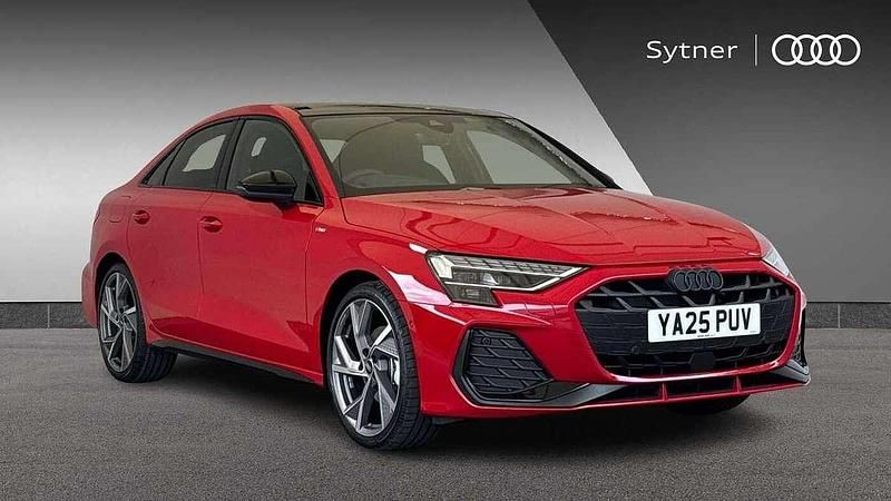 Red New 2025 Audi A3 Black Edition Sedan | £40,000 (A bit pricey) - Image 1/4
