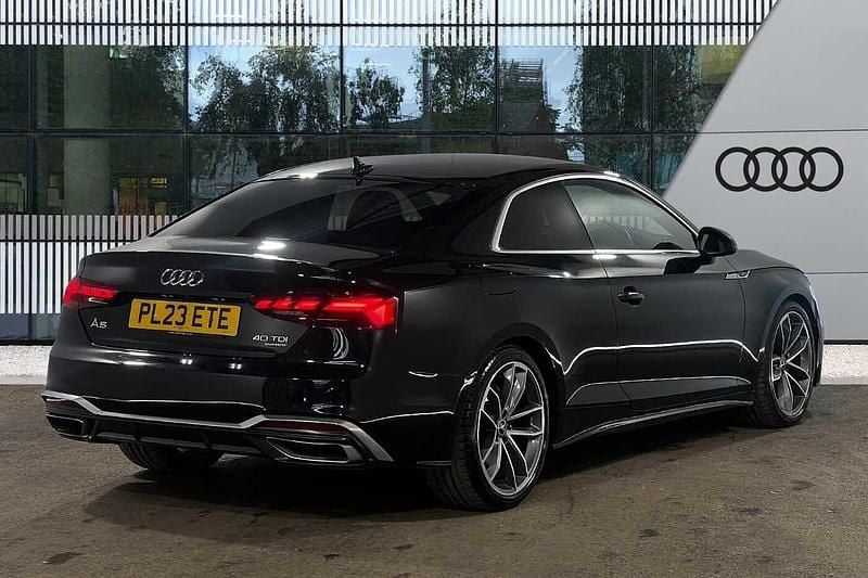 Used Audi A5 S-Line 204 HP (150 kW) 2023 Black Coupe