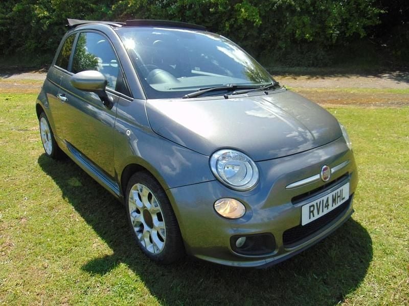 Grey Used 2014 Fiat 500 S Cabriolet | £3,795 (Fair price) - Image 1/4