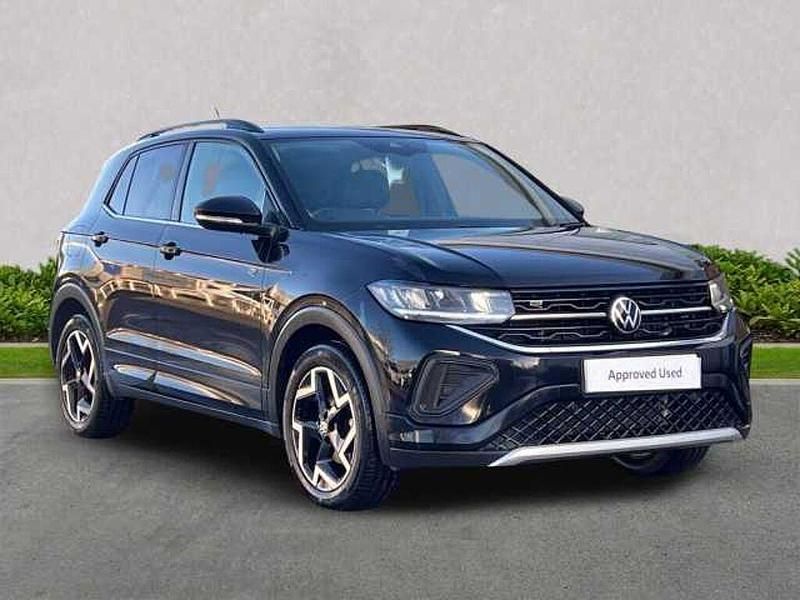 Black Used 2025 VW T-Cross R-line SUV | £22,933 (Fair price) - Image 1/4