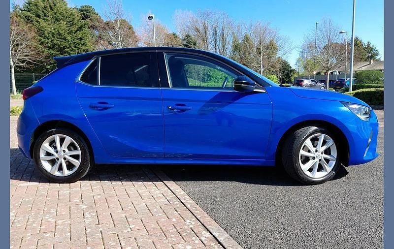 Used Vauxhall Corsa Elite 100 HP (73 kW) 2021 Blue Hatchback