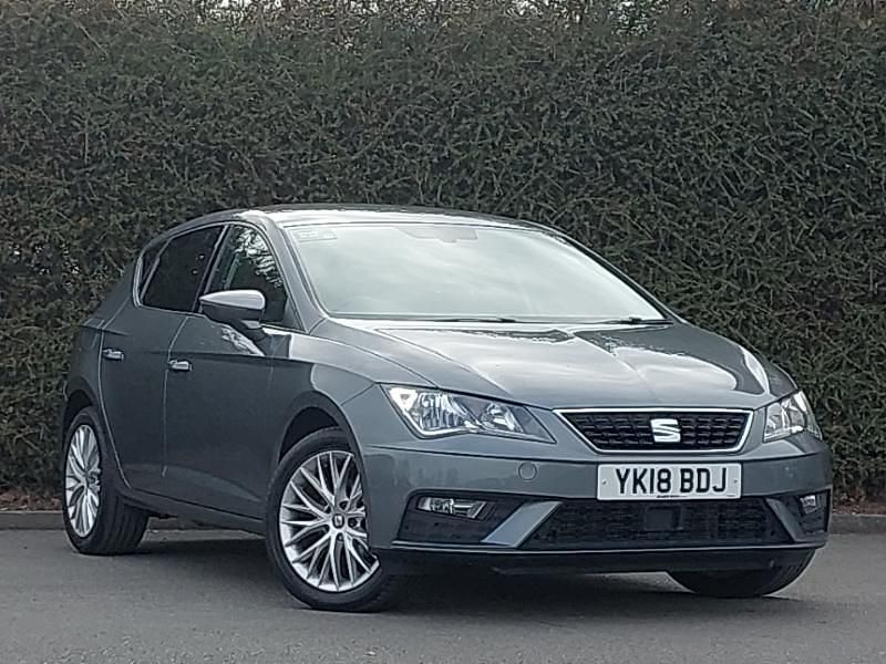 Used Seat Leon SE Dynamic 110 HP (80 kW) 2018 Grey Hatchback