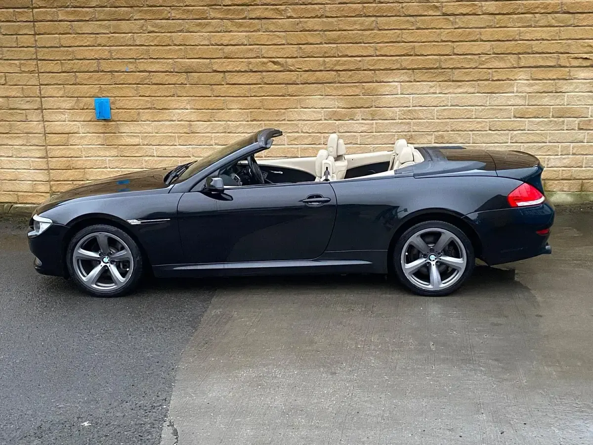 Used BMW 630 Cabriolet Sport Line 2010 Black Cabriolet