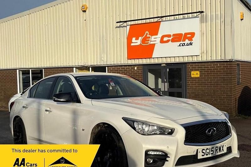 Used Infiniti Q50 Sport Tech 2015 White Sedan