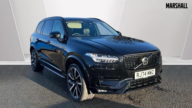 Onyx black Used 2024 Volvo XC90 Plus SUV | £43,991 (Fair price) - Image 1/4