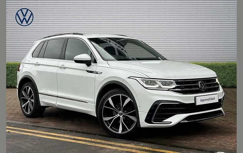 Used VW Tiguan R-line 150 HP (110 kW) 2023 White SUV