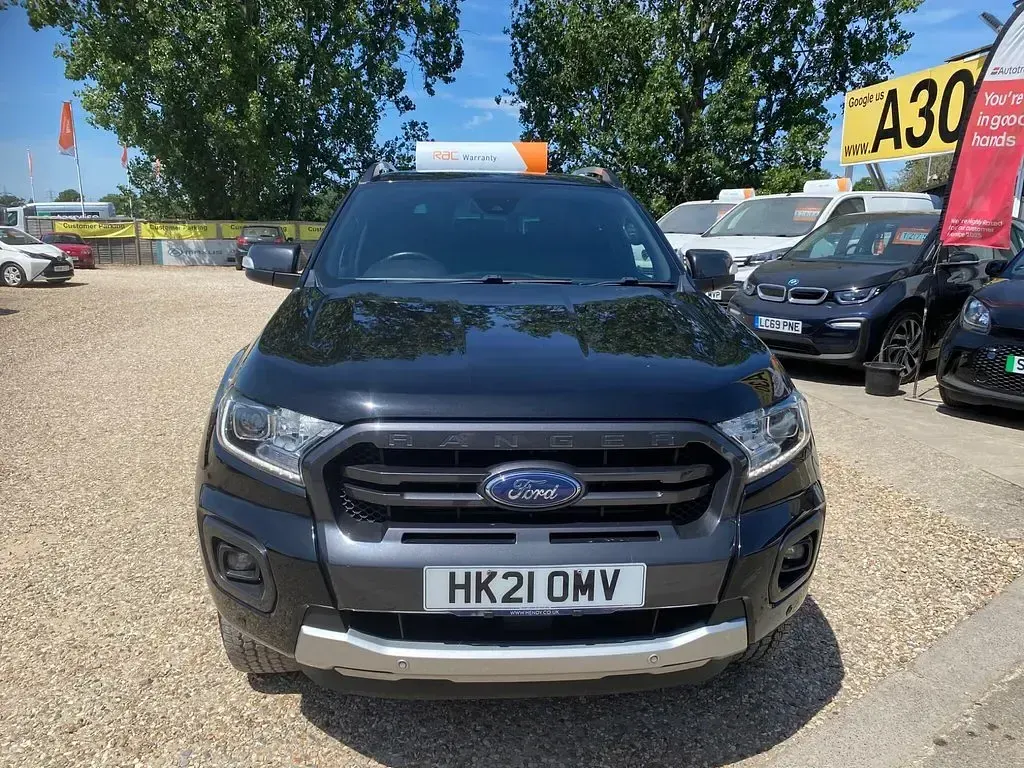 Used Ford Ranger Wildtrack 210 HP (154 kW) 2021 Black Pickup