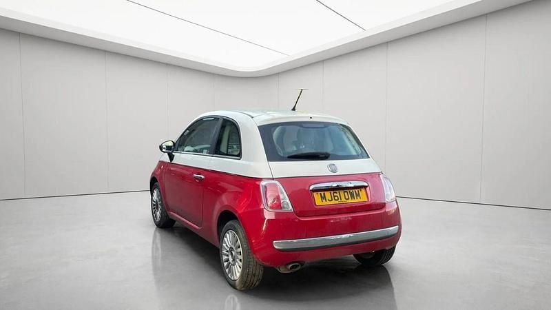 Used Fiat 500 Pop 69 HP (50 kW) 2012 White/red Hatchback