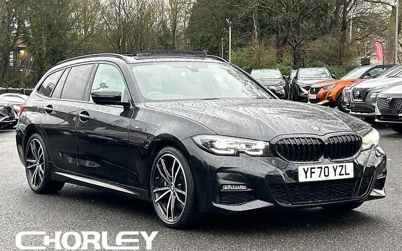 Used BMW 320 M Sport 190 HP (139 kW) 2021 Black Estate