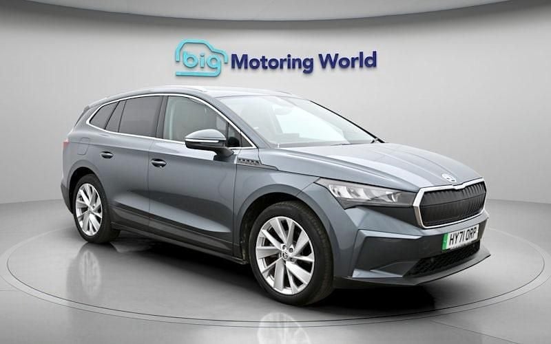 Used Skoda Enyaq iV ecoSuite 131 kW (179 HP) 2021 Grey SUV