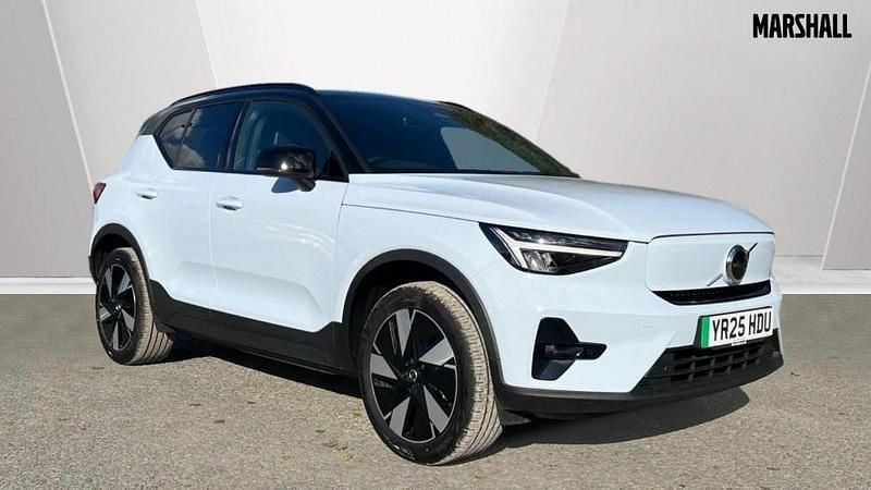 Cloud blue Used 2025 Volvo EX40 Plus SUV | £37,480 - Image 1/4