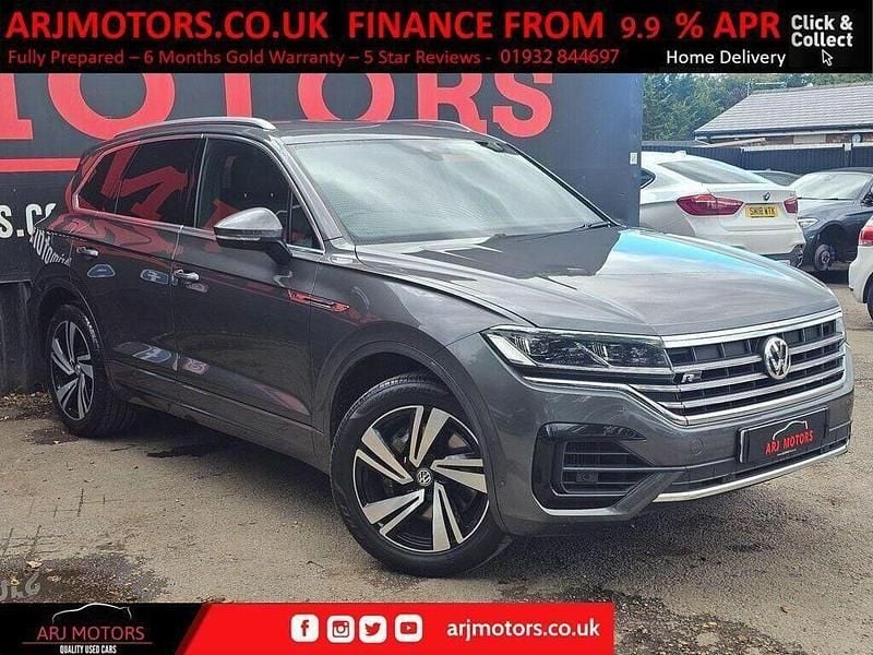 Grey Used 2019 VW Touareg R-line SUV | £24,995 (Fair price) - Image 1/4