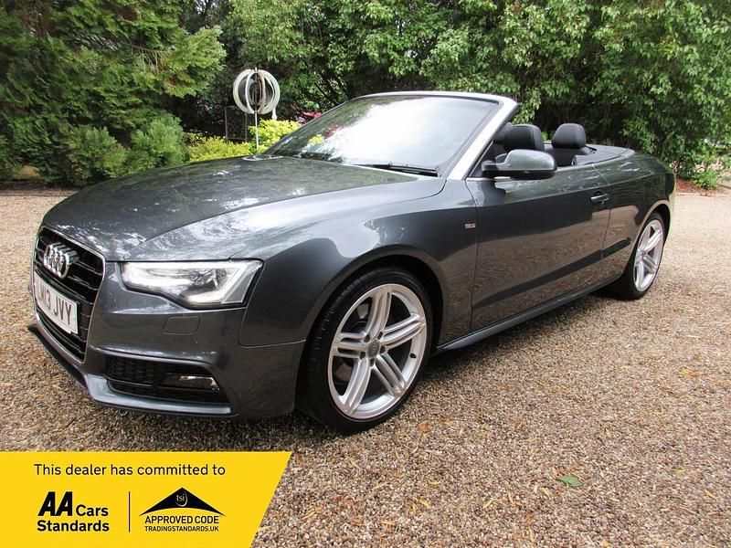 Grey Used 2013 Audi A5 Cabriolet S-Line Cabriolet | £11,995 (Expensive) - Image 1/4