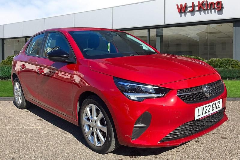 Used Vauxhall Corsa Edition 100 HP (73 kW) 2022 Red Hatchback