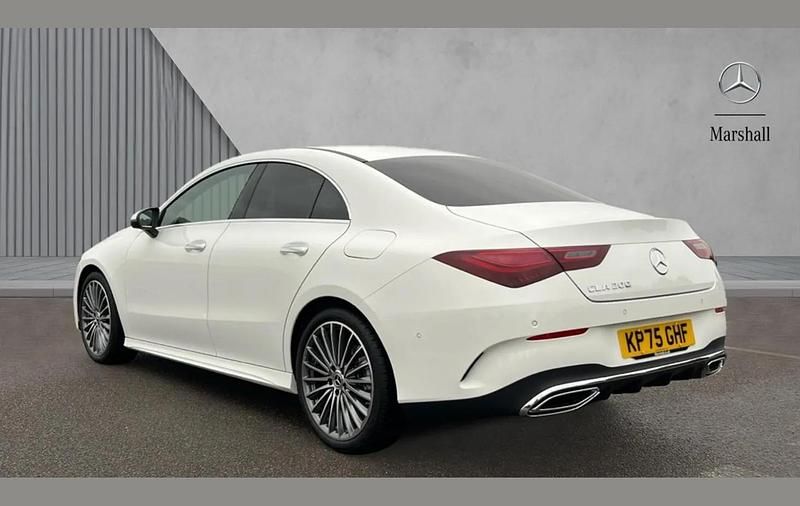 Used Mercedes CLA200 AMG Line Premium 161 HP (118 kW) 2025 White Coupe