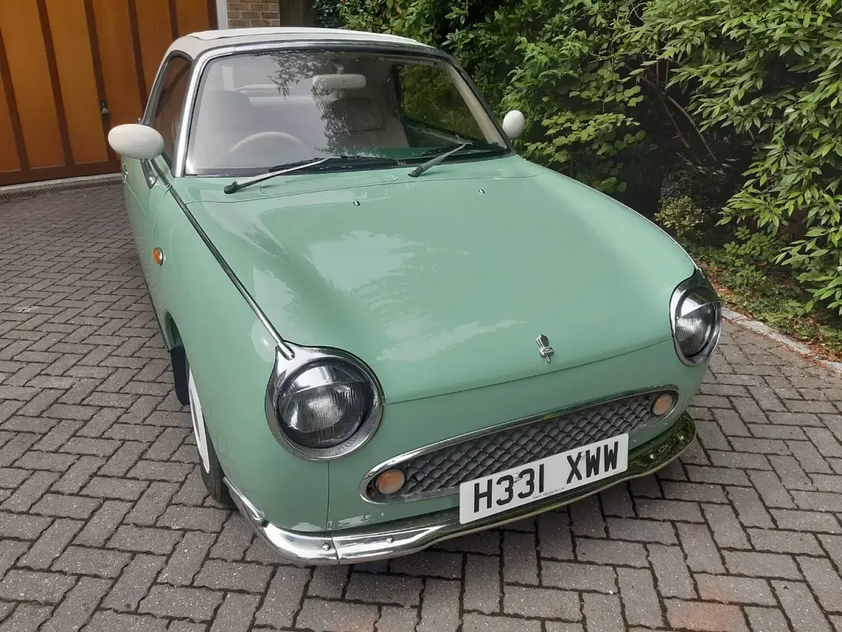 Used Nissan Figaro 2007 Green/cream Cabriolet