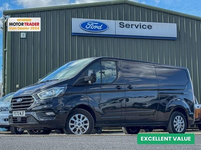 Used Ford Transit Custom Limited 130 HP (95 kW) 2020 Black Van