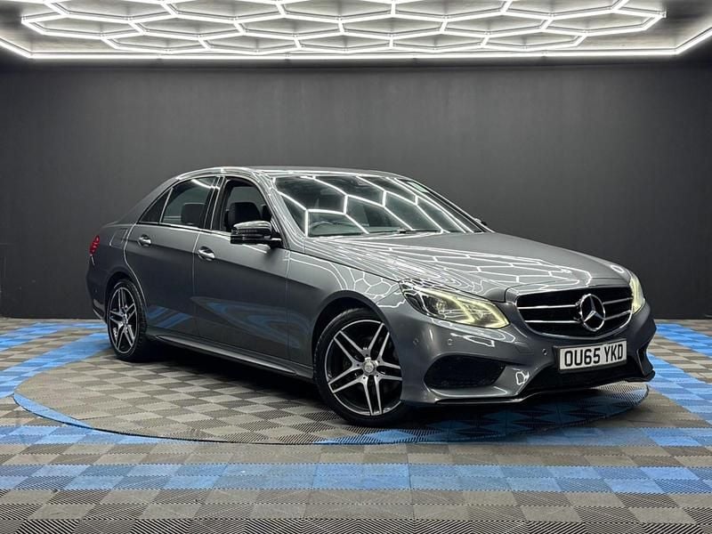 Grey Used 2015 Mercedes E220 AMG Sedan | £9,490 (Fair price) - Image 1/4