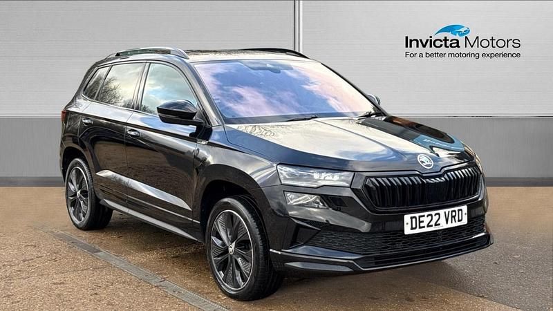 Used Skoda Karoq SportLine 150 HP (110 kW) 2022 Black SUV