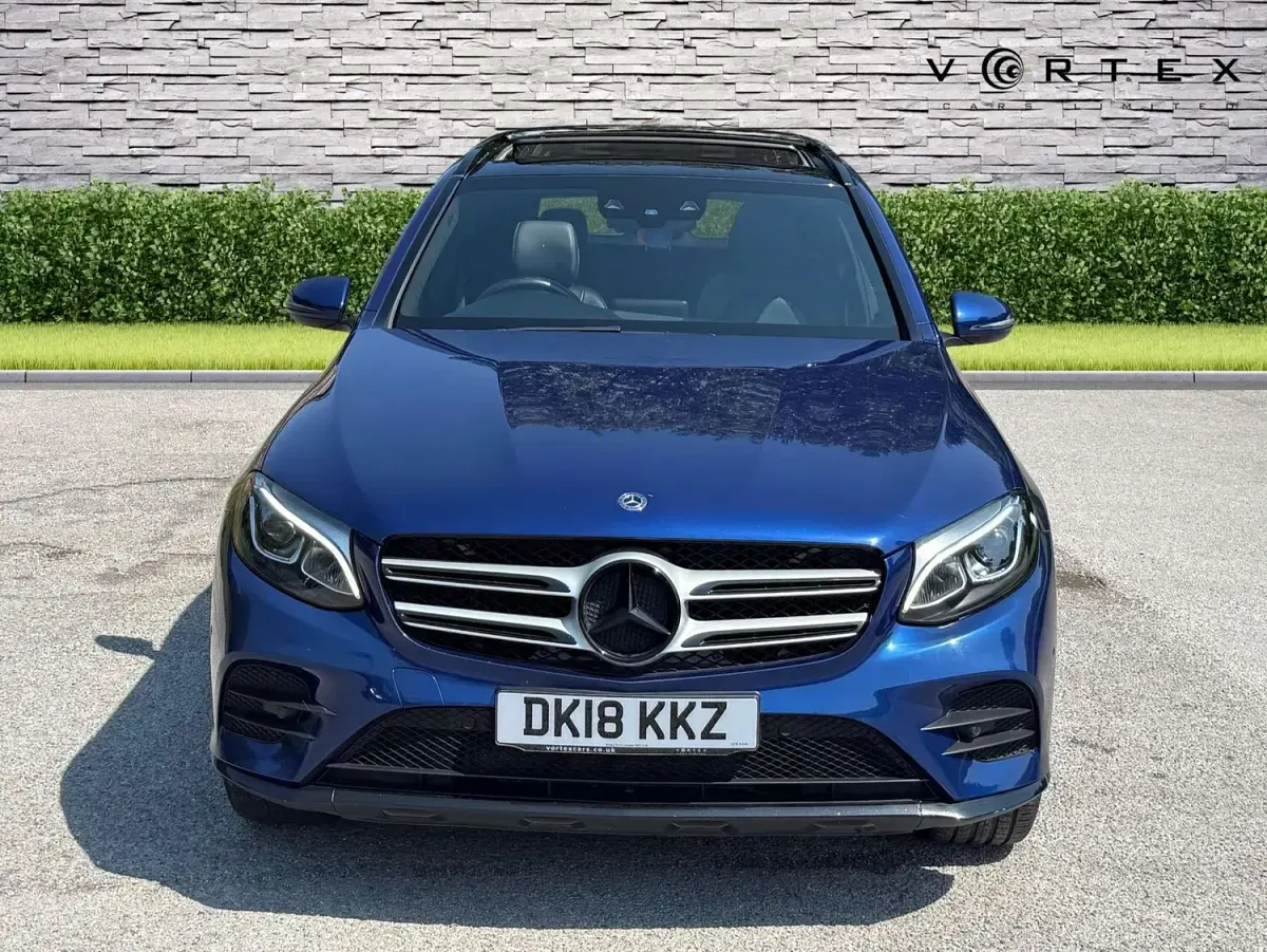 Used Mercedes GLC250 AMG Line Premium 204 HP (150 kW) 2018 Blue SUV