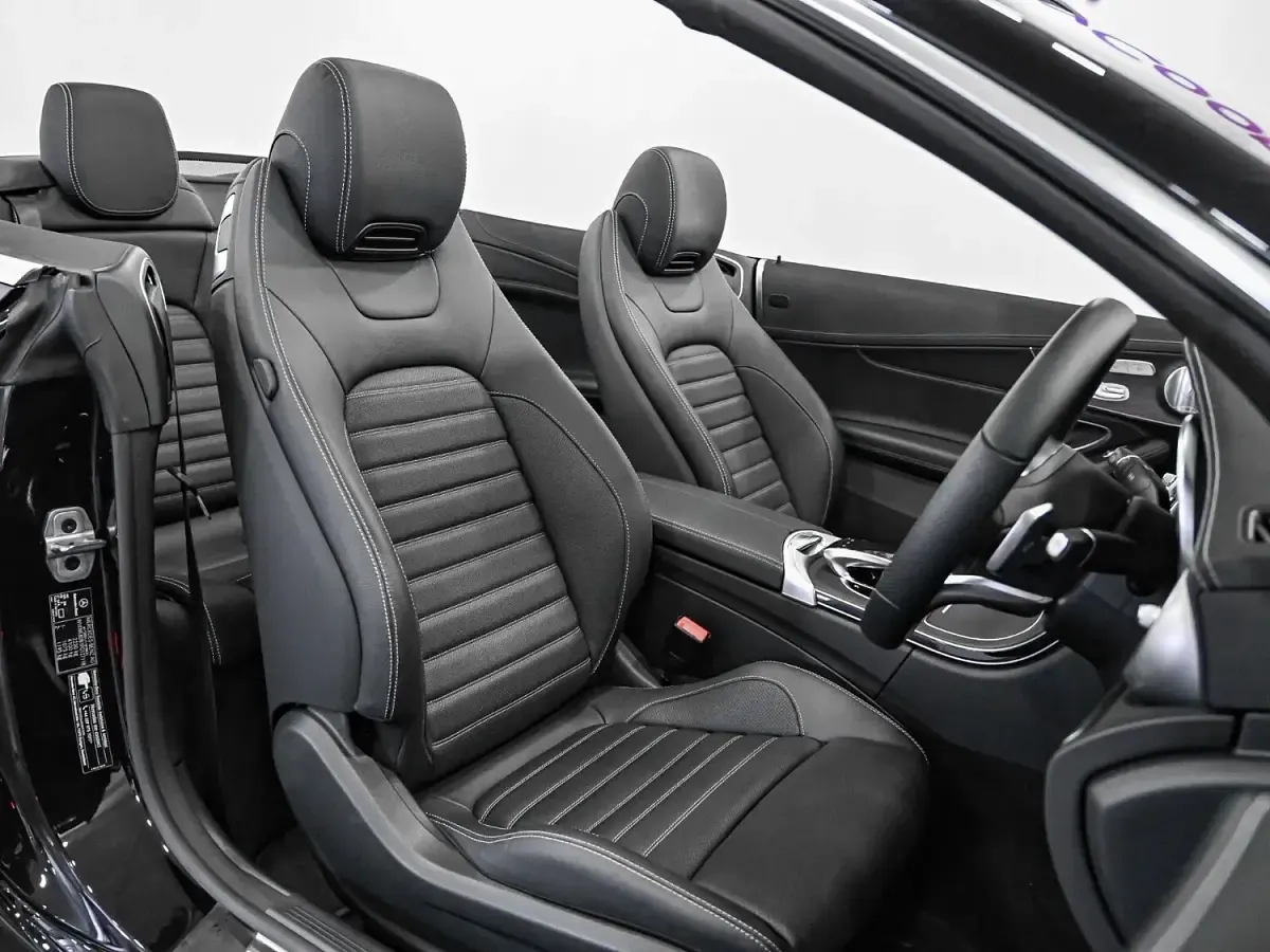 Used Mercedes C300 AMG line 258 HP (189 kW) 2023 Black Cabriolet