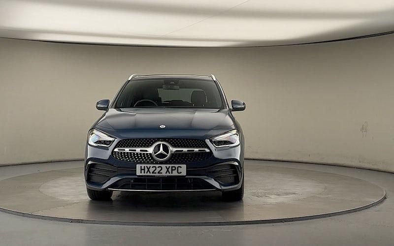 Used Mercedes GLA180 AMG line 136 HP (100 kW) 2022 Denim blue SUV