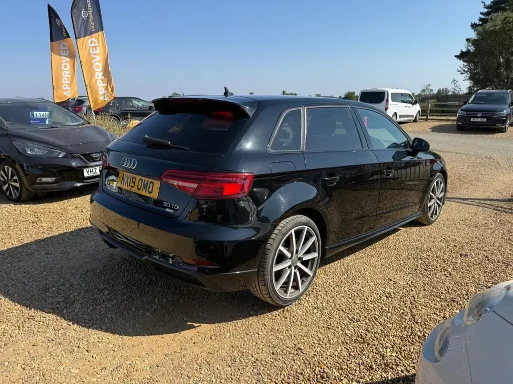Used Audi A3 Sportback Black Edition 116 HP (85 kW) 2019 Black Hatchback
