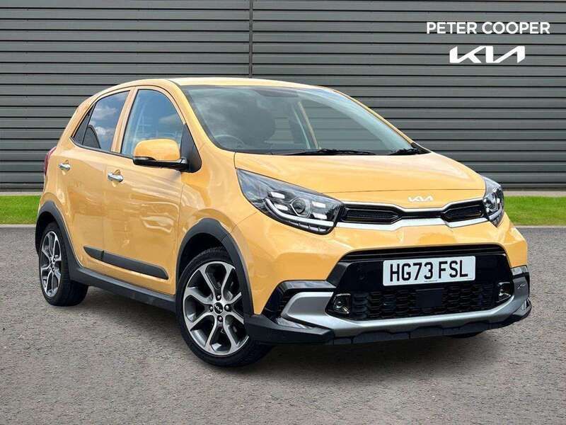 Yellow Used 2023 Kia Picanto X-Line Hatchback | £16,341 (Fair price) - Image 1/4
