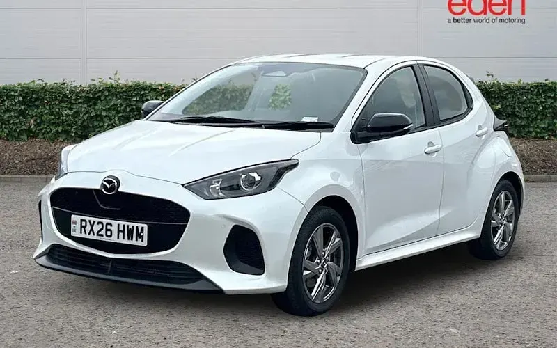 Used Mazda 2 Exclusive-Line 116 HP (85 kW) 2026 White Hatchback