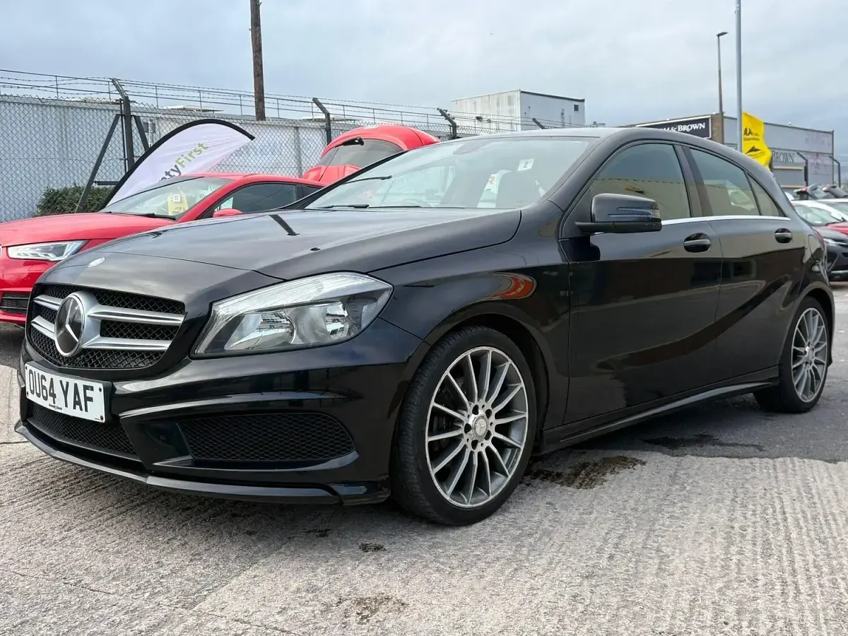 Used Mercedes A180 AMG 109 HP (80 kW) 2014 Black Hatchback