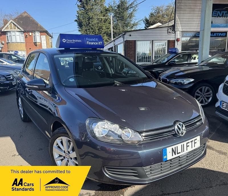 Used VW Golf VI Match 122 HP (89 kW) 2011 Blue Hatchback