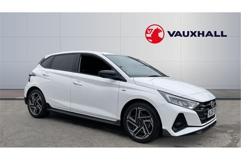 White Used 2025 Hyundai i20 N Line Hatchback | £19,625 (A bit pricey) - Image 1/4