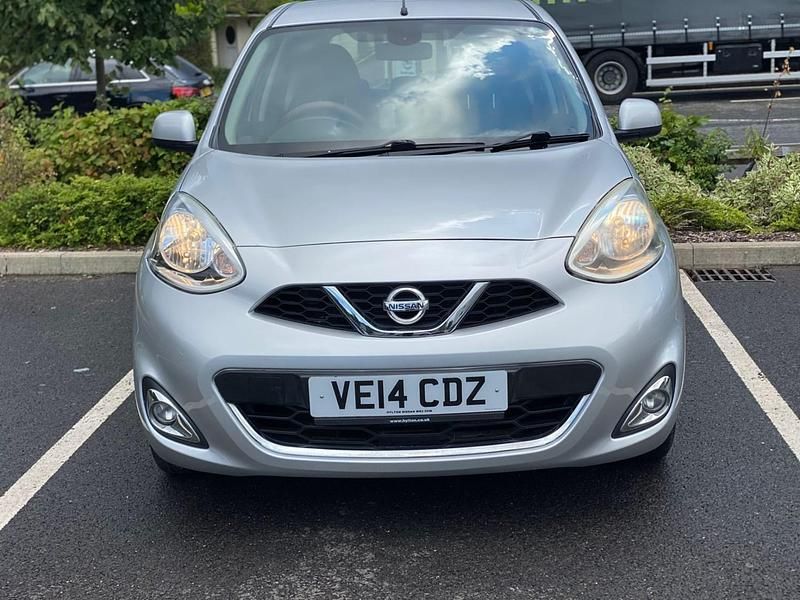 Silver Used 2014 Nissan Micra Acenta Hatchback | £4,400 (Fair price) - Image 1/4