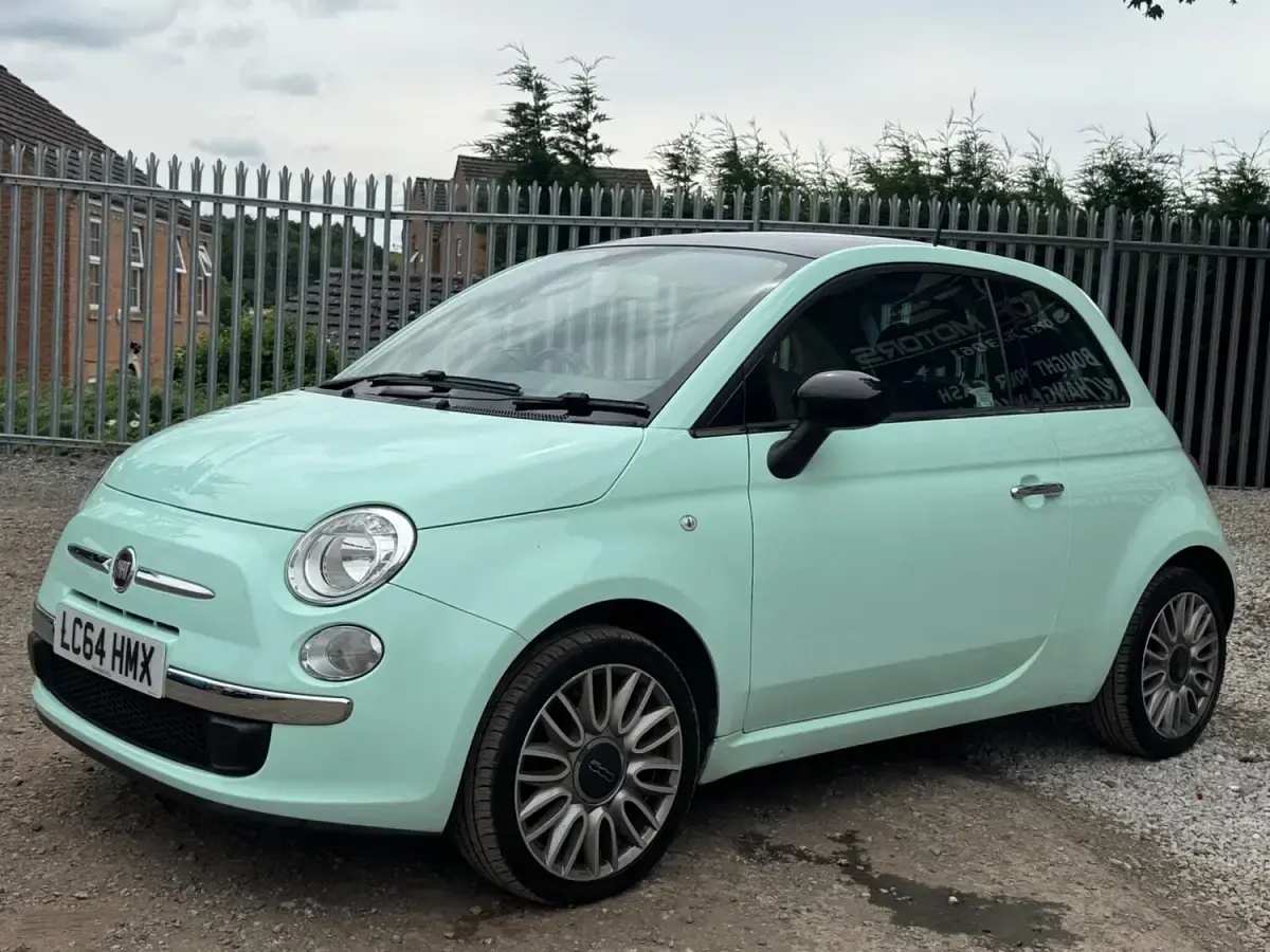 Used Fiat 500 2015 Green Hatchback