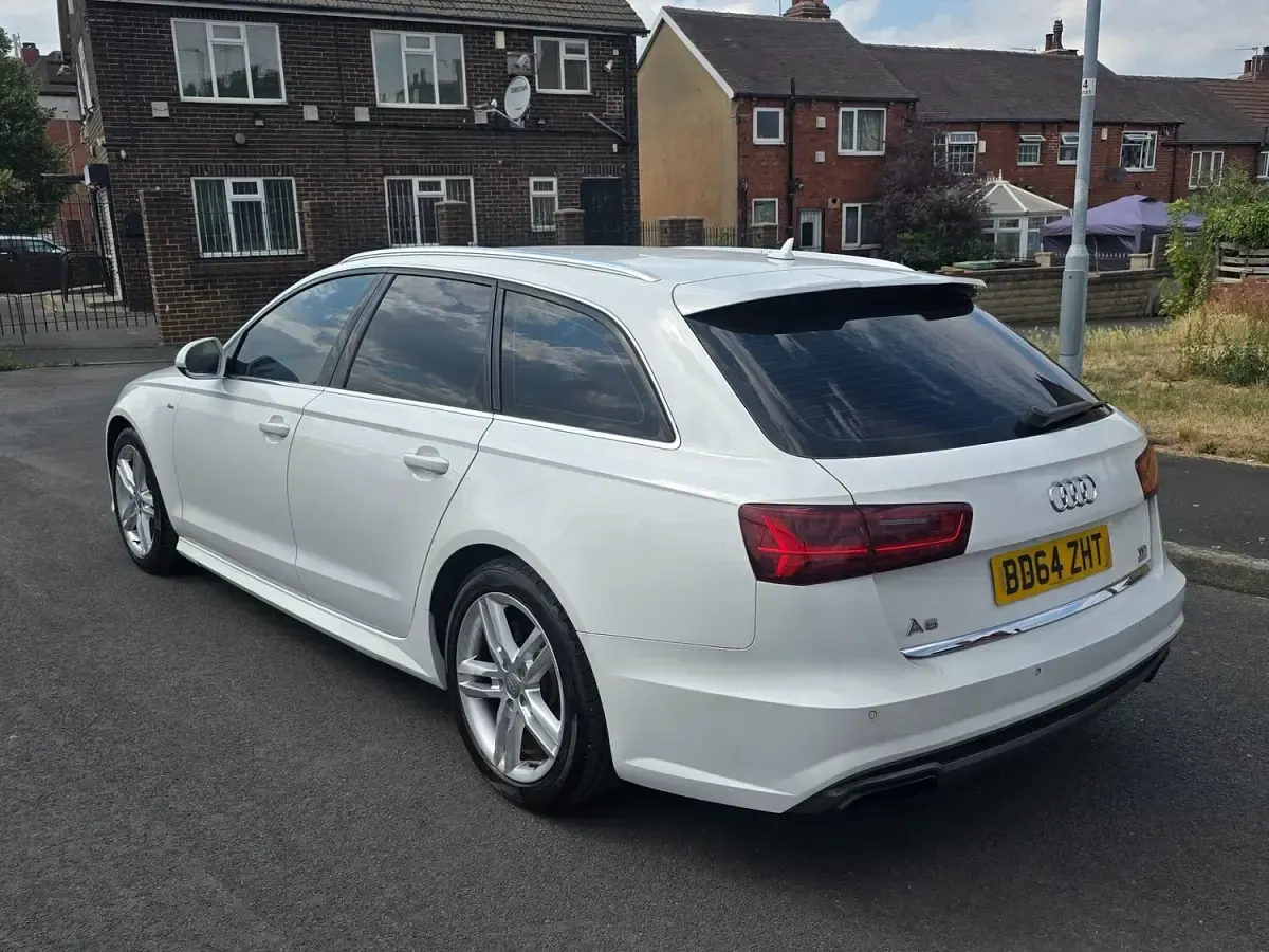 Used Audi A6 S-Line 2014 White Estate