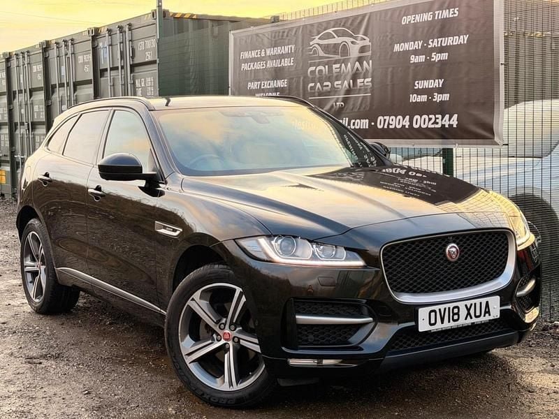 Used Jaguar F-Pace R-Sport 240 HP (176 kW) 2018 Black SUV